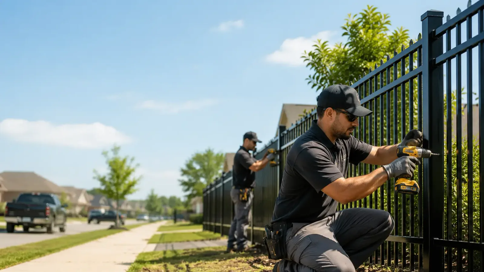 Metal Fence Installation in Roe, AR